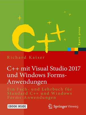 cover image of C++ mit Visual Studio 2017 und Windows Forms-Anwendungen